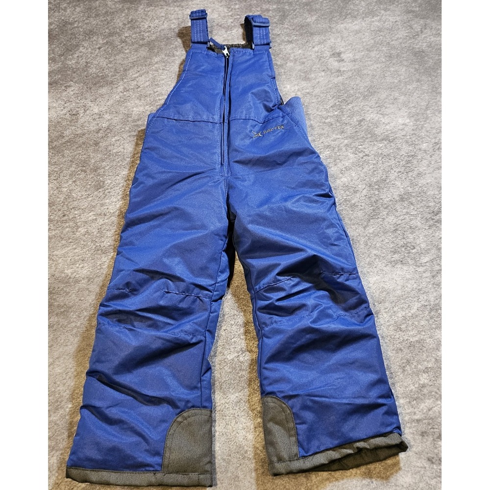 Arctix Snow Bib Chest High Insulated Overalls Blue Kids 4T Ski Sledding 1-0105